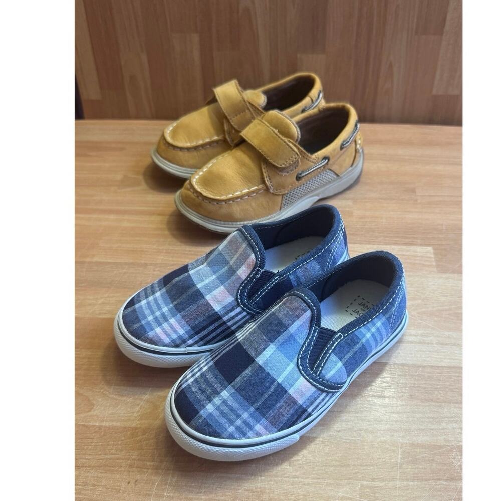 Boat shoe bundle Sperry and Janie and jack boys size 8